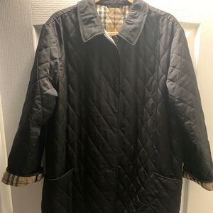 Womans Burberry Quilted Jacket